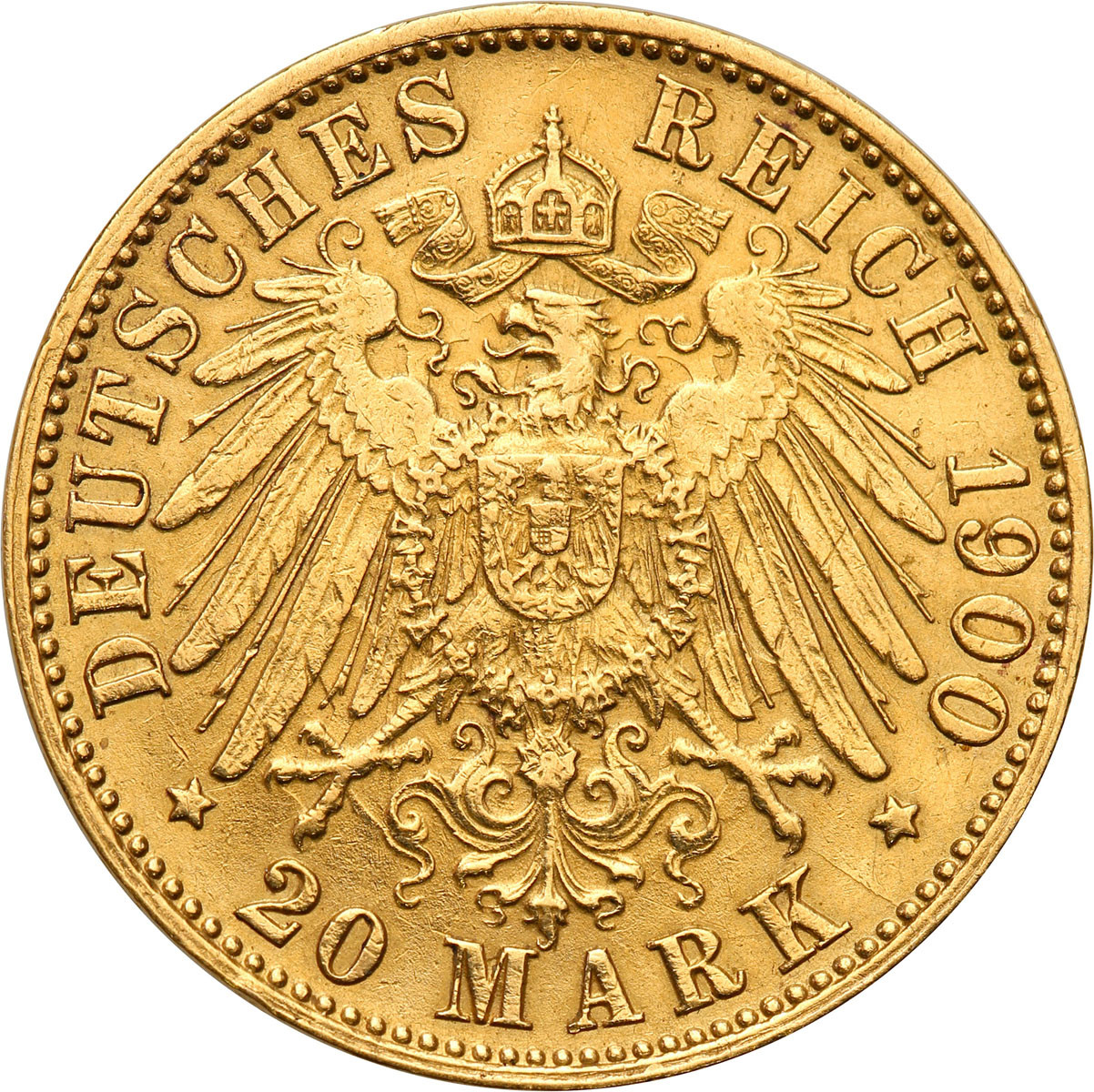 Niemcy. 20 marek 1900 J, Hamburg